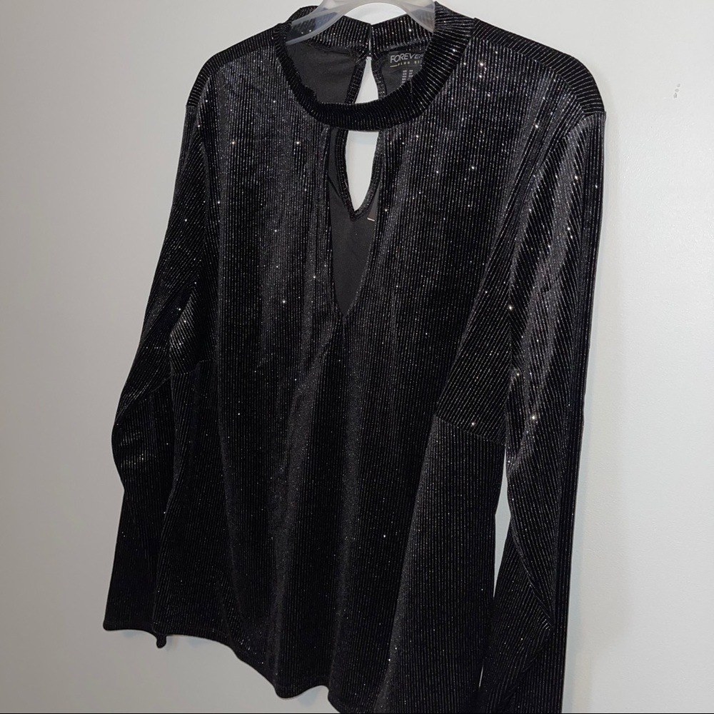 Choker collar shirt
